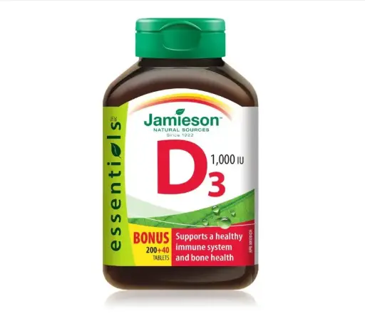 Jamieson – 維他命D3 1000IU 240粒