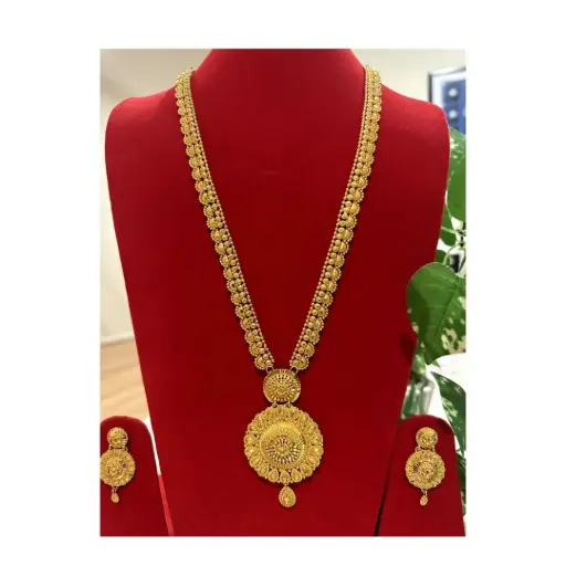 24K 鍍金套裝（項鍊連耳環）