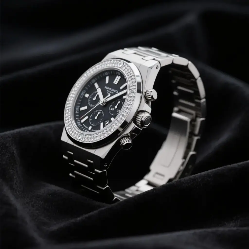 高性能計時腕錶水晶手錶