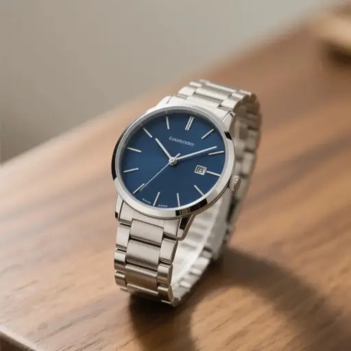 超薄時尚休閒防水鋼帶手錶