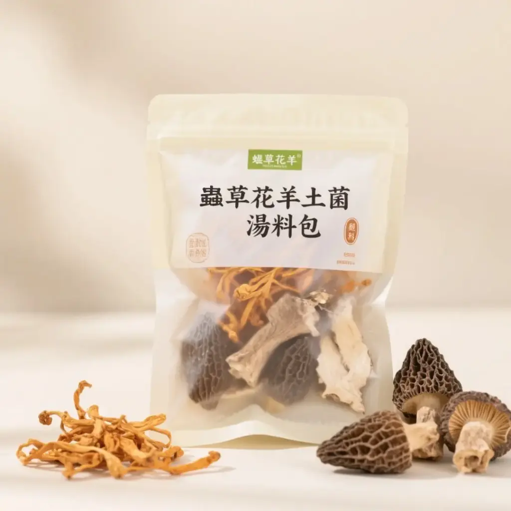 蟲草花羊肚菌湯料包