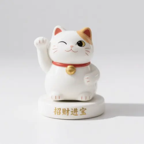 自動招手招財貓擺件