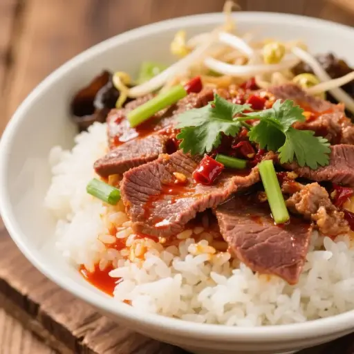 川辣水煮牛肉飯