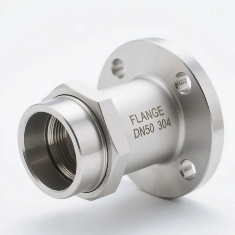 不鏽鋼雙卡法蘭直接管件