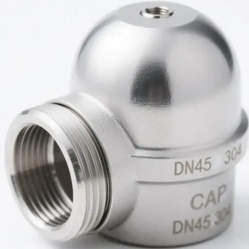 不鏽鋼雙卡管帽管件