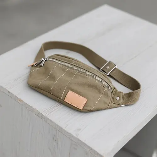 帆布休閒斜挎包