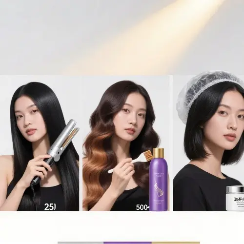 負離子直髮 + 染髮 + 焗油