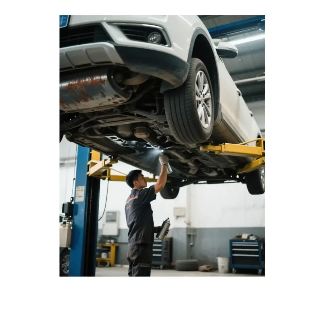 底盤防鏽噴塗與檢修服務​