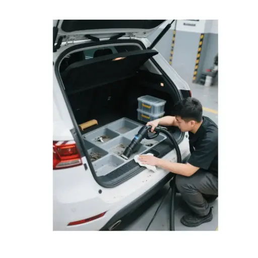 车尾箱深层除污整理