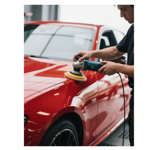 车漆手工抛光增亮