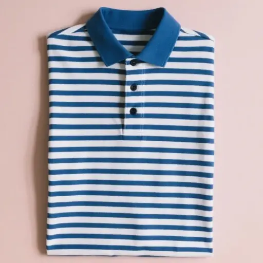 條紋 Polo 衫