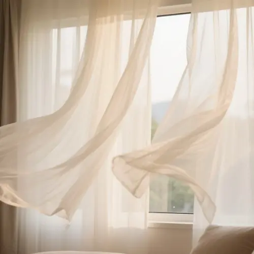 透氣紗質窗簾