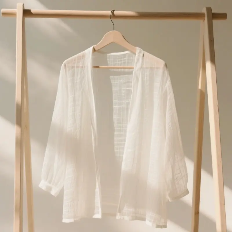 防曬薄紗開襟外套