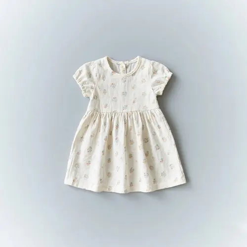 兒童純棉短袖連身裙