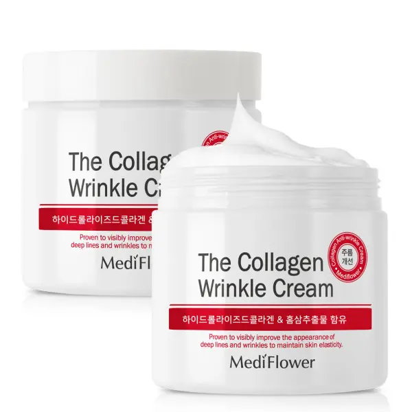 Medi Flower 膠原蛋白抗皺霜 250g 1+1 保濕彈性護理 膠原蛋白