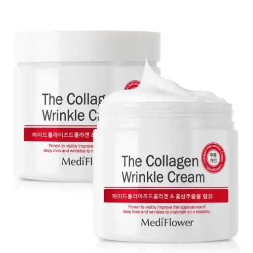 Medi Flower 膠原蛋白抗皺霜 250g 1+1 保濕彈性護理 膠原蛋白