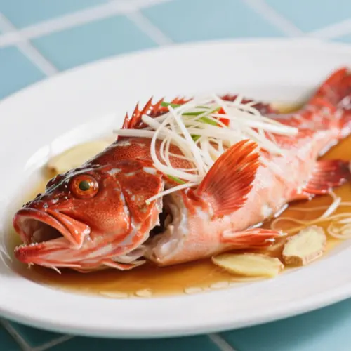 椒絲蒸原條紅鮋