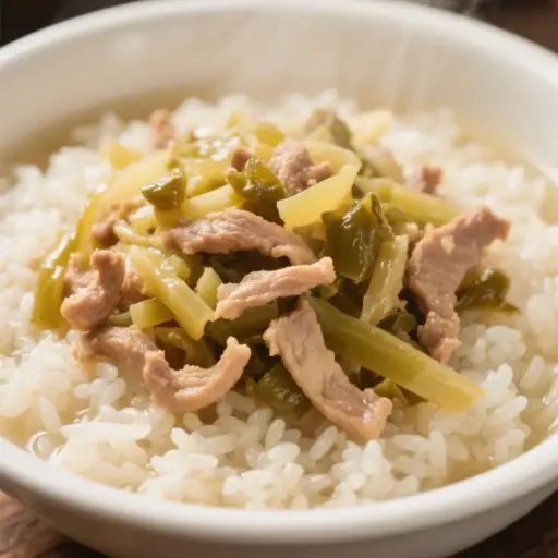 榨菜肉絲炆米