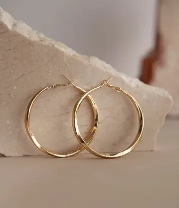 Gold Hoop Earrings