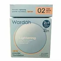 WARDAH LIGHTENING PWD FOUND LF SPF 40 PA++++ 02 PINK BEIGE (31C) (12gr)