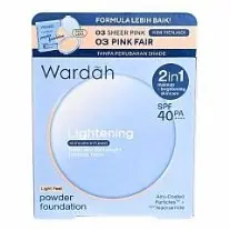 WARDAH LIGHTENING PWD FOUND LF SPF 40 PA++++ 03 PINK FAIR (11C) (12gr)