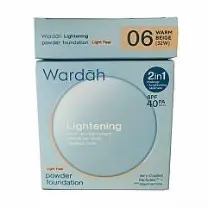 WARDAH LIGHTENING PWD FOUND LF SPF 40 PA++++ 06 WARM BEIGE (32W) (12gr)