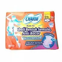 CHARM BODY FIT EXTRA MAXI WING LOCK WING (23cm 10pads)