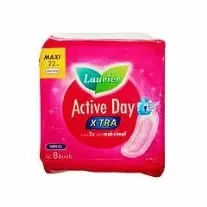 LAURIER ACTIVE DAY X-TRA MAXI NON WING (22cm 8pads)