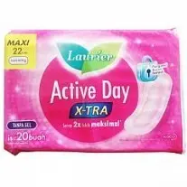 LAURIER ACTIVE DAY X-TRA MAXI NON WING (22cm 20pads)