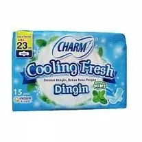 CHARM EXTRA COMFORT COOLING FRESH WING (23cm 15pads)