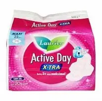 LAURIER ACTIVE DAY X-TRA MAXI WING PENGUNCI BOCOR INSTANT 22cm 