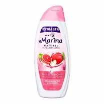 MARINA NATURAL HAND & BODY LOTION PROTECTS & CARES APPLE, GRAPEFRUIT & SUNSCREEN (150ml+38ml)