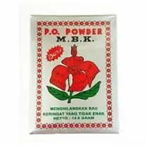 MBK P.O. POWDER ANTI BAU KERINGAT SILVER (13.6gr)