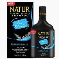 NATUR SHAMPOO TEA TREE OIL ANTI KETOMBE (140ml)