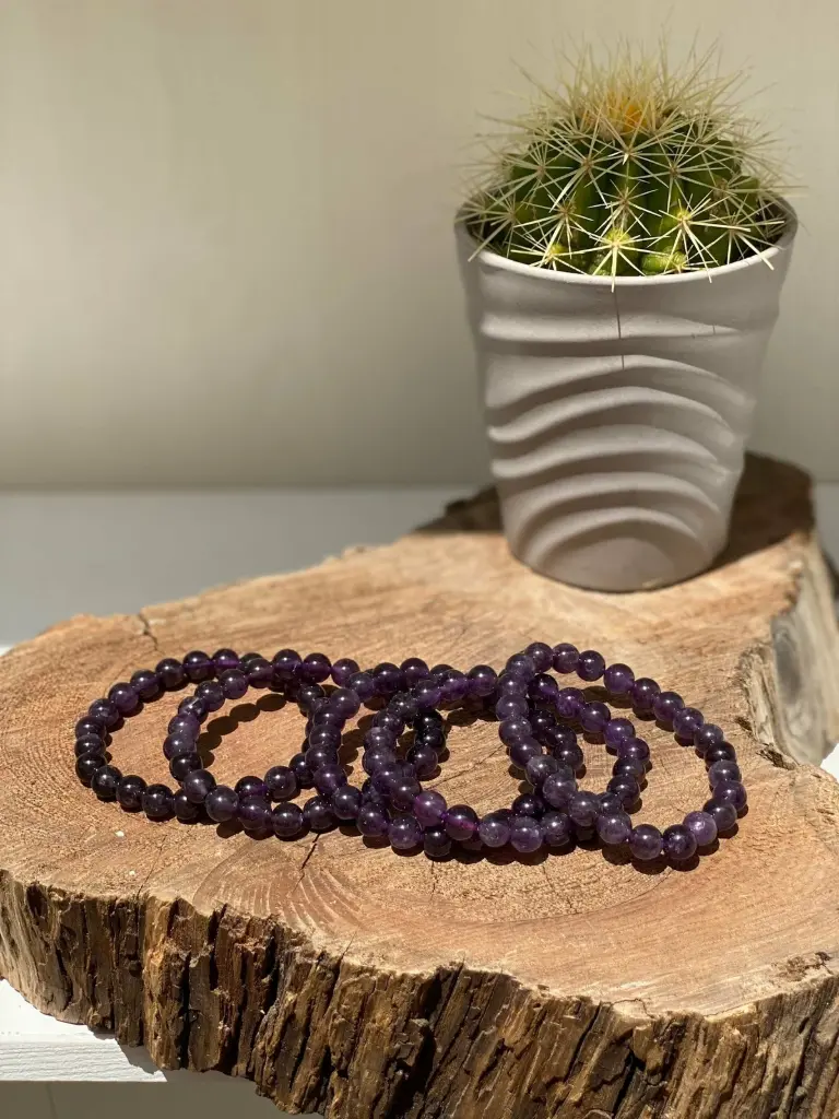 紫水晶手鍊8 毫米