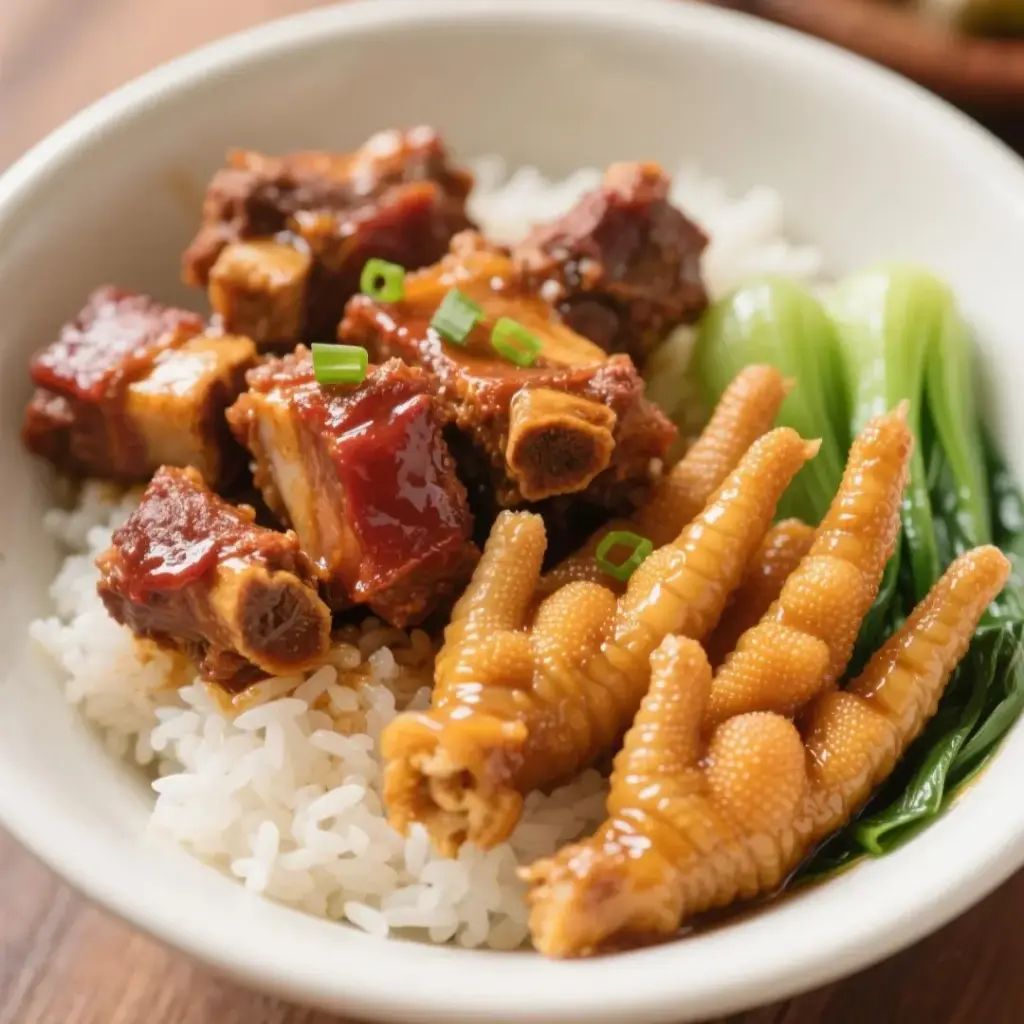 鳳爪排骨飯