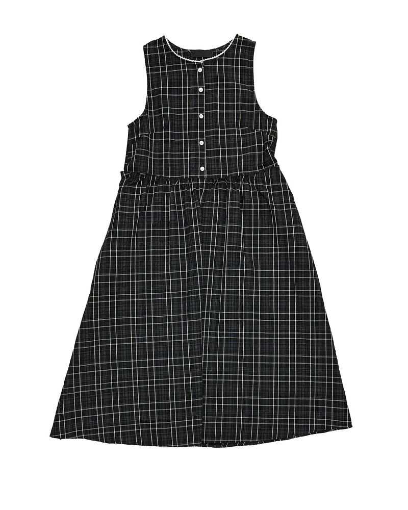 小碎花邊格紋小袋