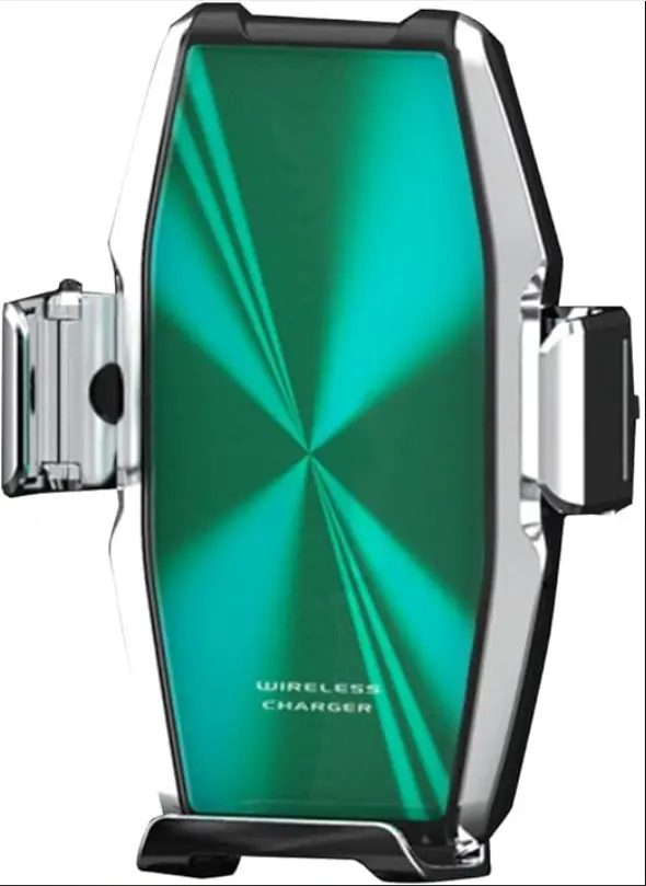 Rous 15W無線車載充電器及手機支架（綠色）