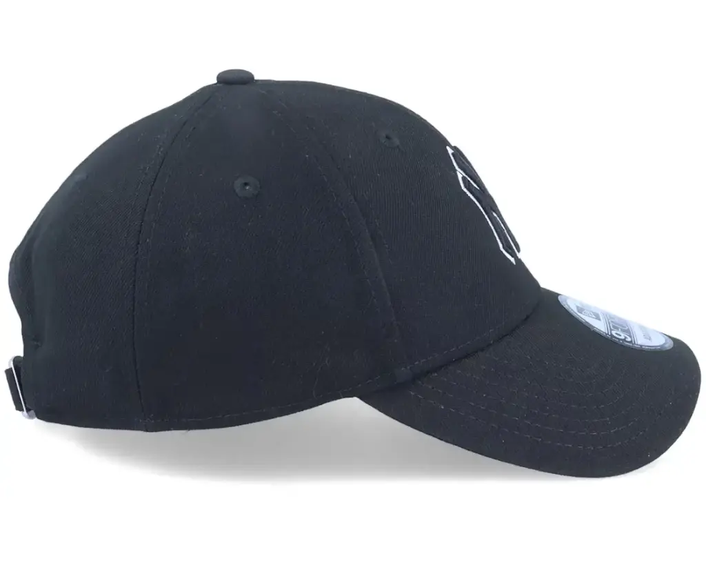 New York Yankees 黑色立體線條 9FORTY 可調式棒球帽 - New Era（品牌）